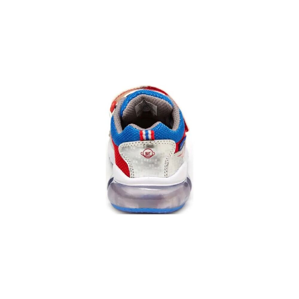 NEW Stride Rite Kid M2P Blast Off Silver Light Up Active Running Sneakers - Picture 5 of 7